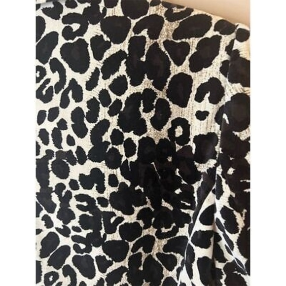 Nygard Collection Womens Blazer Size 14 Leopard Print Velvet Animal Print - Picture 7 of 9